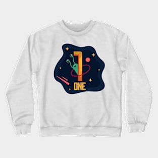 1st Year Birthday Gift Crewneck Sweatshirt